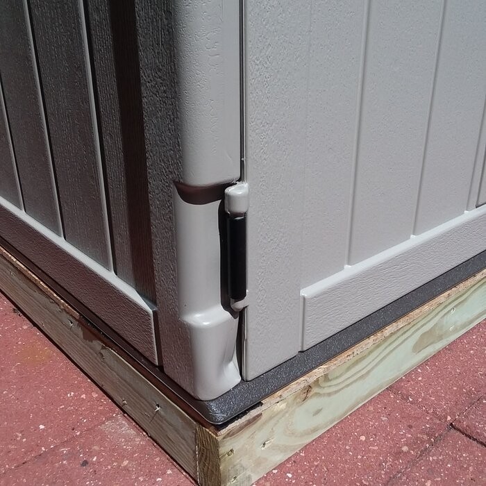4 ft. W x 3 ft. D Plastic Vertical Tool Shed