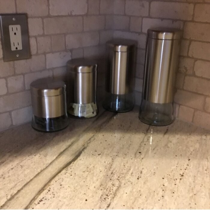 4 Piece Kitchen Canister Set