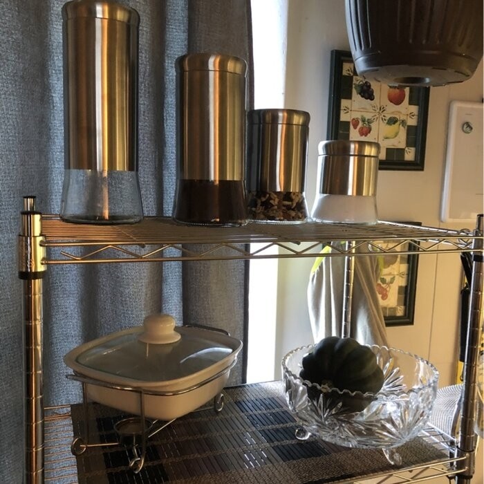 4 Piece Kitchen Canister Set