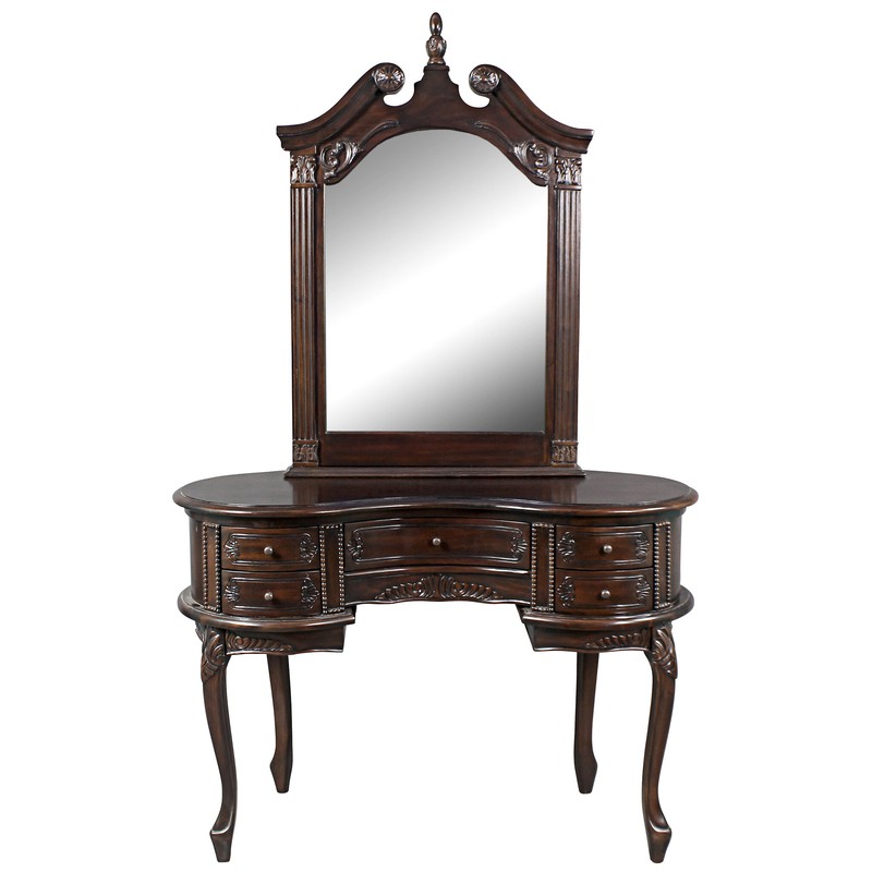 45.5'' Wide Solid Wood Vanity with Mirror