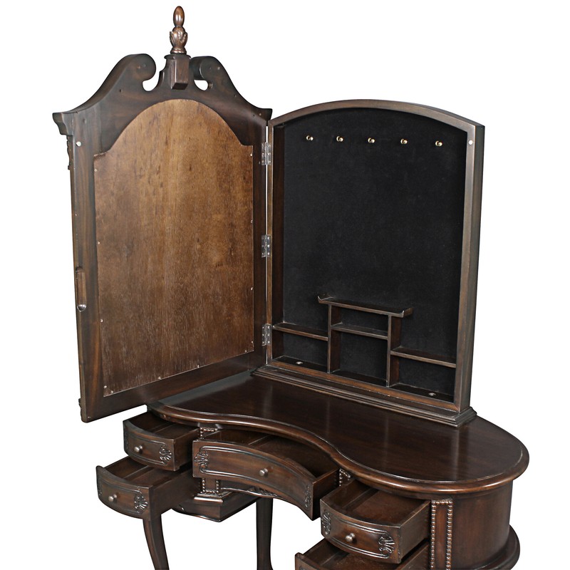 45.5'' Wide Solid Wood Vanity with Mirror