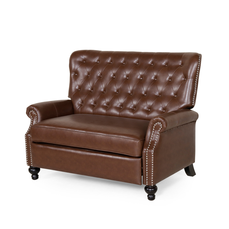 49.5'' Wide Faux Leather Manual Wing Chair Recliner