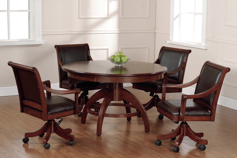 Round Game Table And Chairs - Ideas On Foter