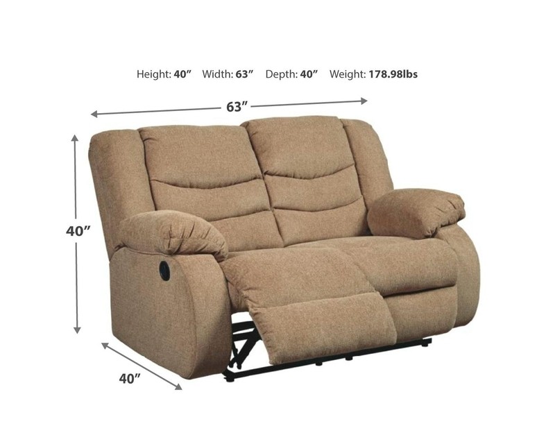 63'' Pillow Top Arm Reclining Loveseat