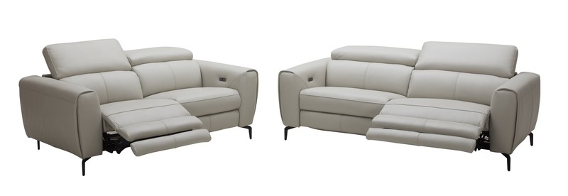 82'' Genuine Leather Square Arm Reclining Sofa