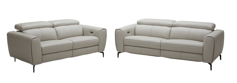 82'' Genuine Leather Square Arm Reclining Sofa