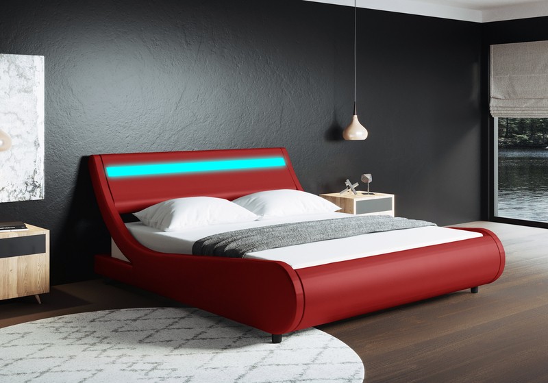 Aaina Upholstered Low Profile Platform Bed