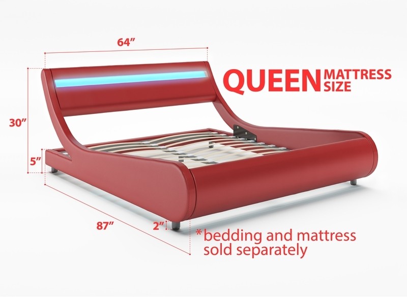 Aaina Upholstered Low Profile Platform Bed