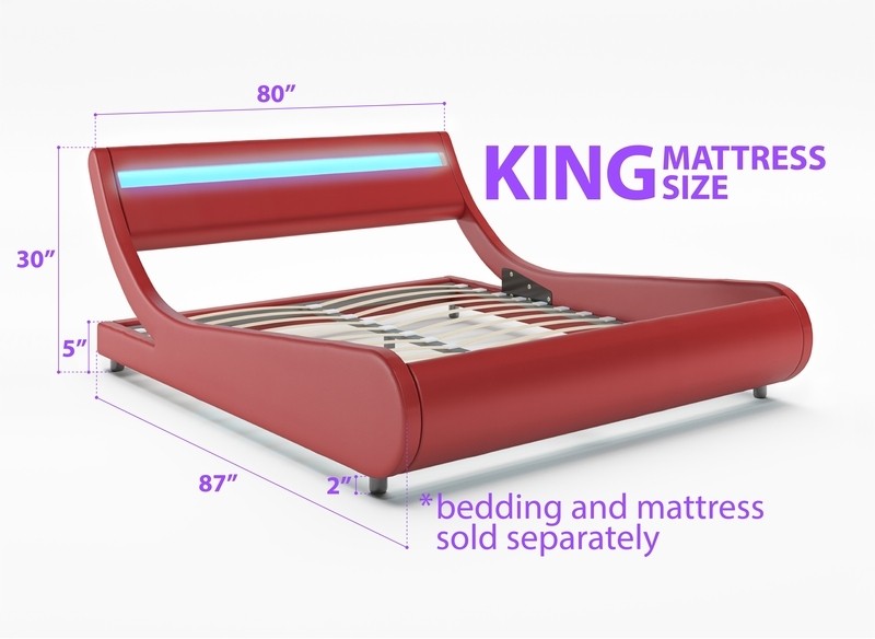 Aaina Upholstered Low Profile Platform Bed