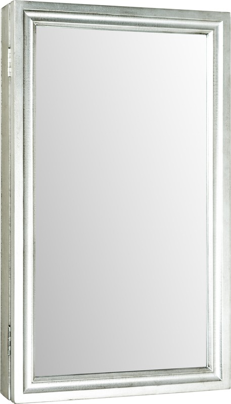 Abdullah 13'' Wide Wall Mounted Jewelry Armoire with Mirror
