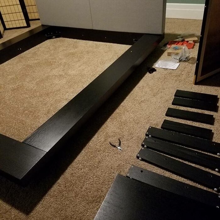 Abuaber Storage Platform Bed