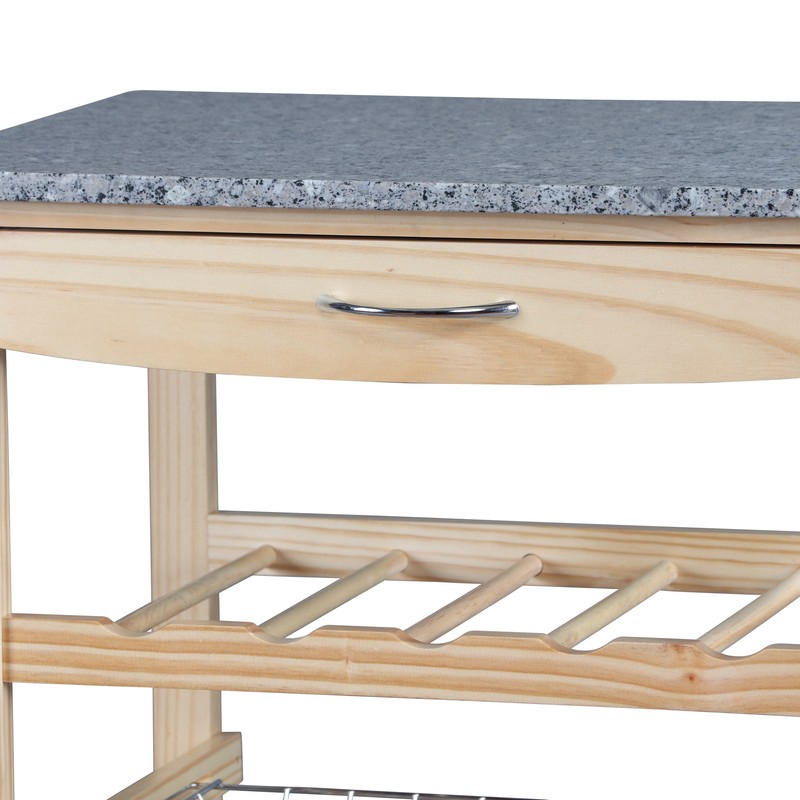 Adayla 22.83'' Wide Rolling Kitchen Cart