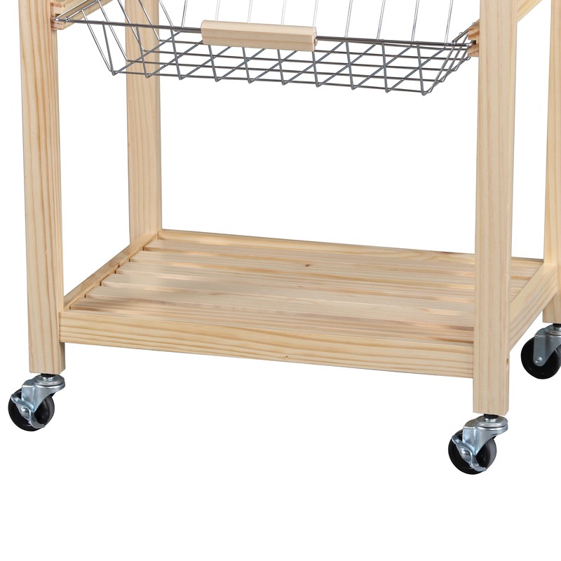 Adayla 22.83'' Wide Rolling Kitchen Cart