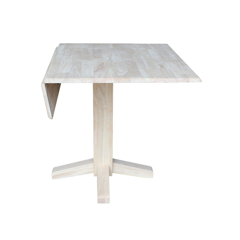 Adelina Drop Leaf Solid Wood Dining Table