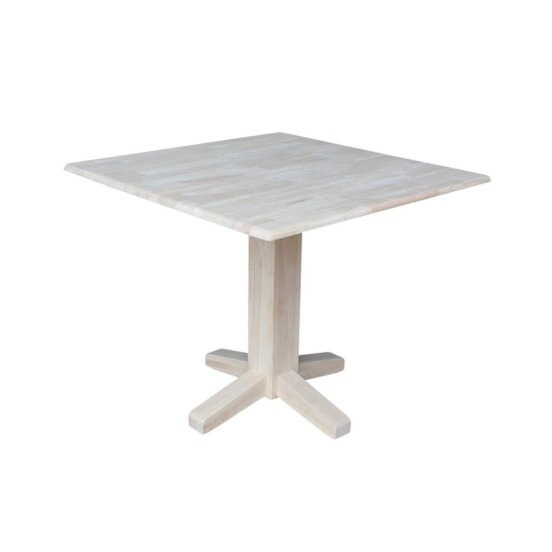 Adelina Drop Leaf Solid Wood Dining Table