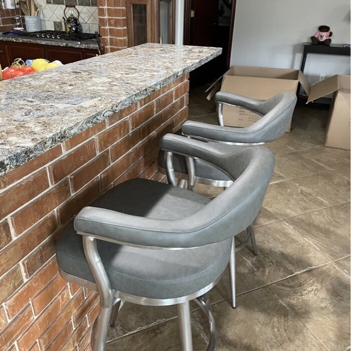 Adelita Swivel Bar & Counter Stool