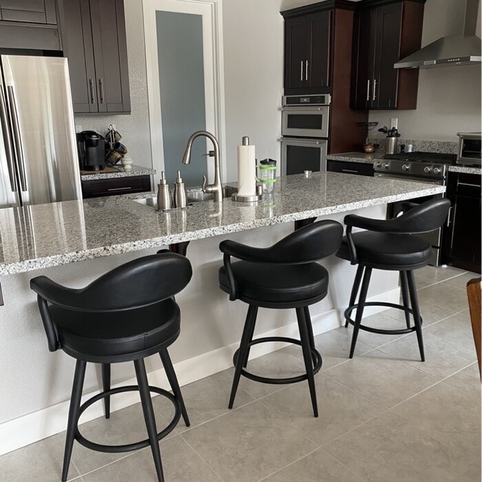 Adelita Swivel Bar & Counter Stool