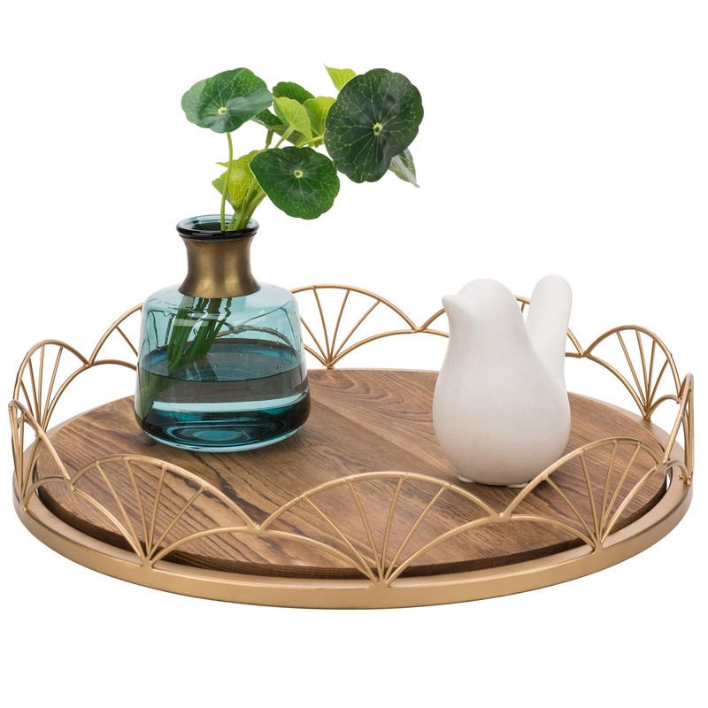 Adore Round Ottoman/Coffee Table Tray