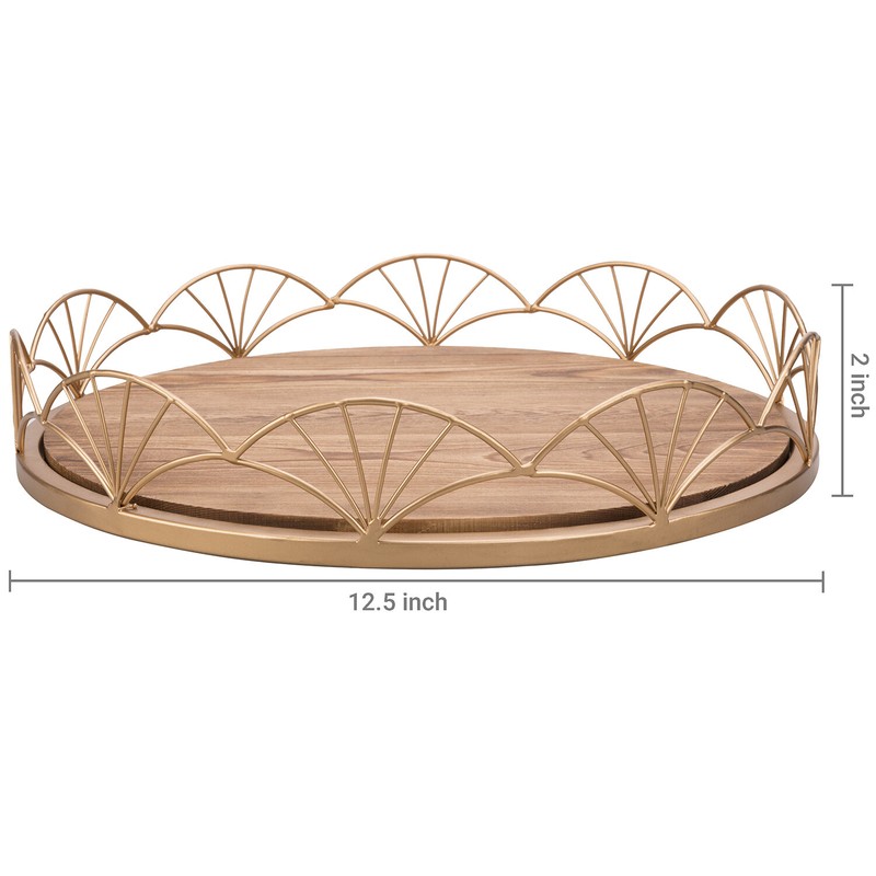Adore Round Ottoman/Coffee Table Tray