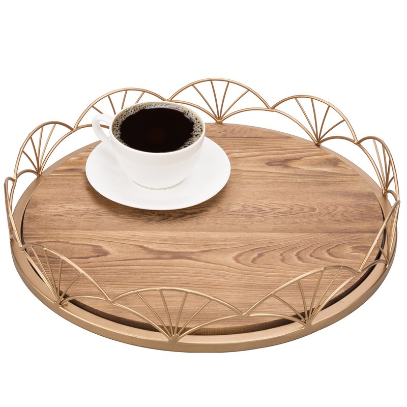 Adore Round Ottoman/Coffee Table Tray