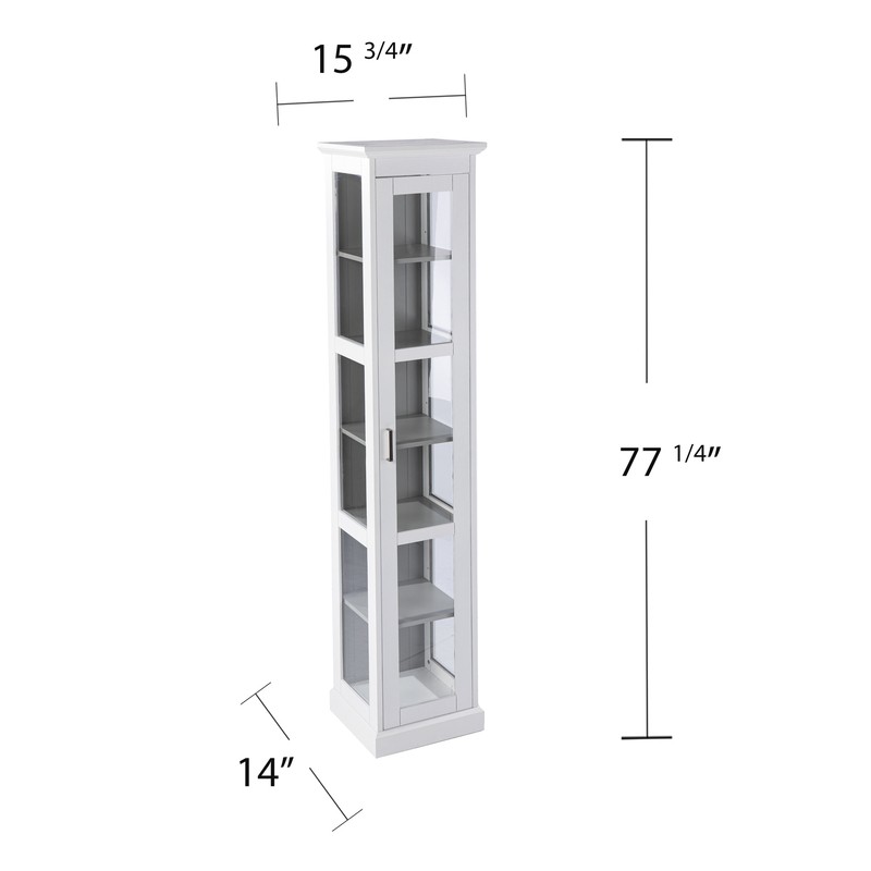 Adreanna 15.75'' Wide Curio Cabinet