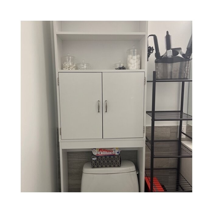 Aidie 24.8'' W x 76.8'' H x 7.87'' D Over-The-Toilet Storage