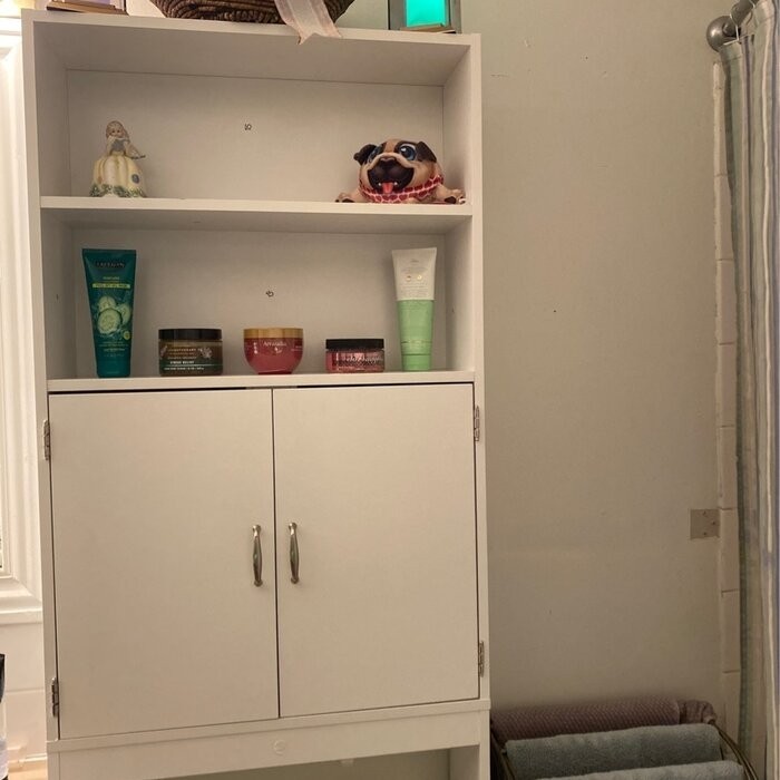 Aidie 24.8'' W x 76.8'' H x 7.87'' D Over-The-Toilet Storage