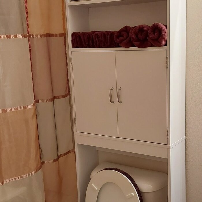 Aidie 24.8'' W x 76.8'' H x 7.87'' D Over-The-Toilet Storage