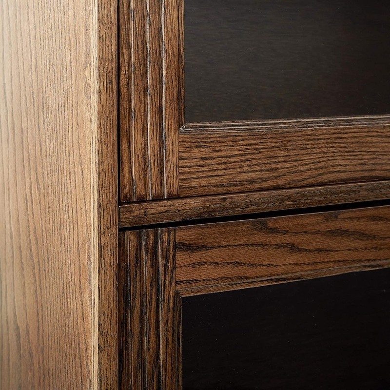 Aieden 46.3'' H x 33'' W Barrister Bookcase