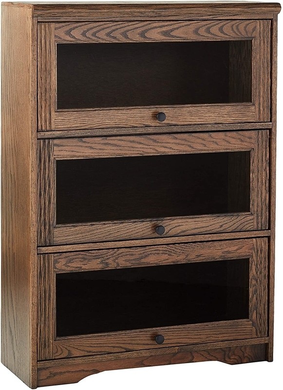 Aieden 46.3'' H x 33'' W Barrister Bookcase