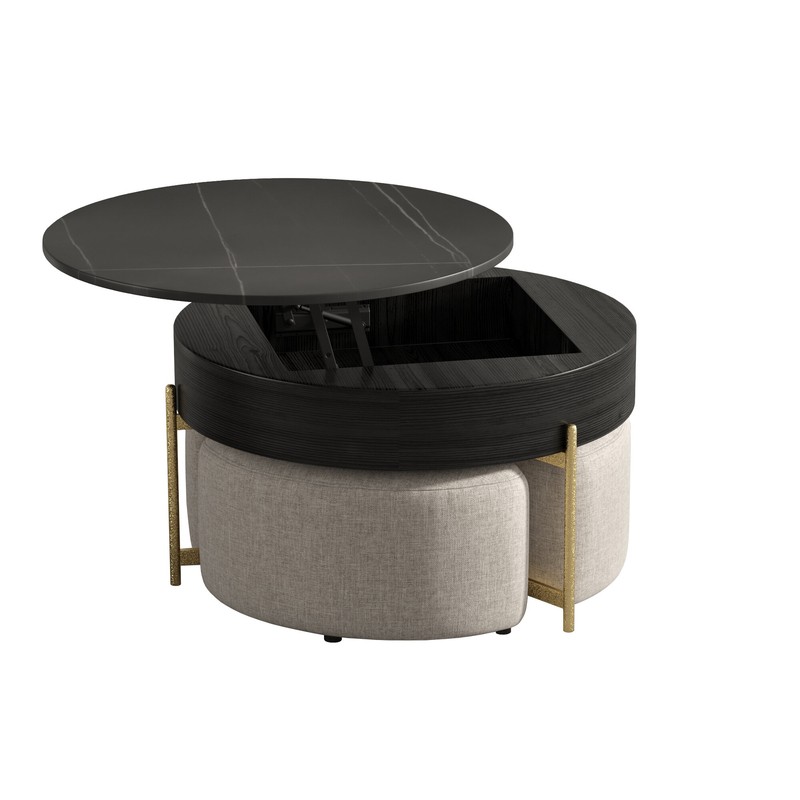 Akos Lift Top Frame Coffee Table with Storage