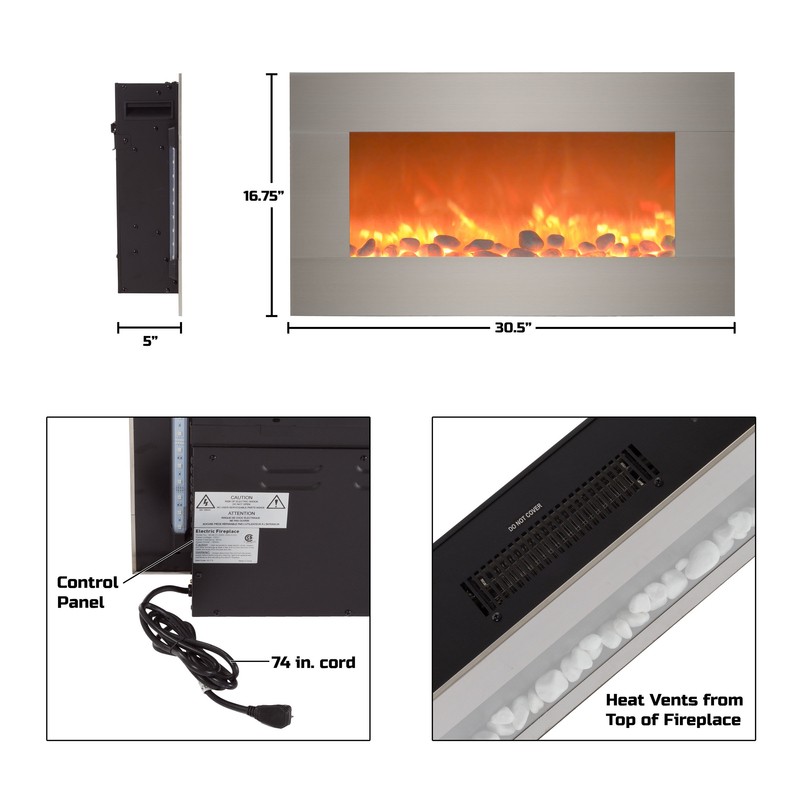 Albee Electric Fireplace