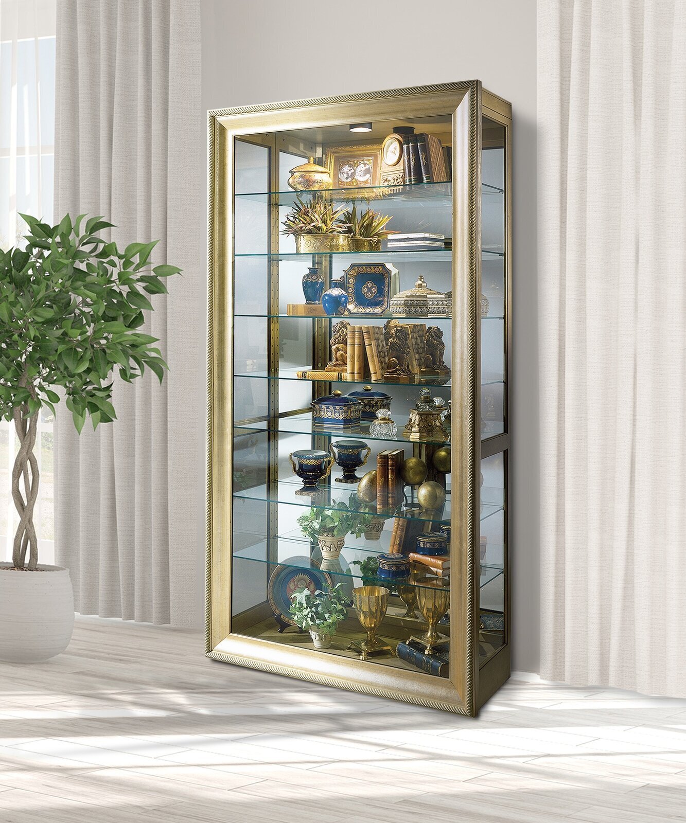 All Gold Cabinet