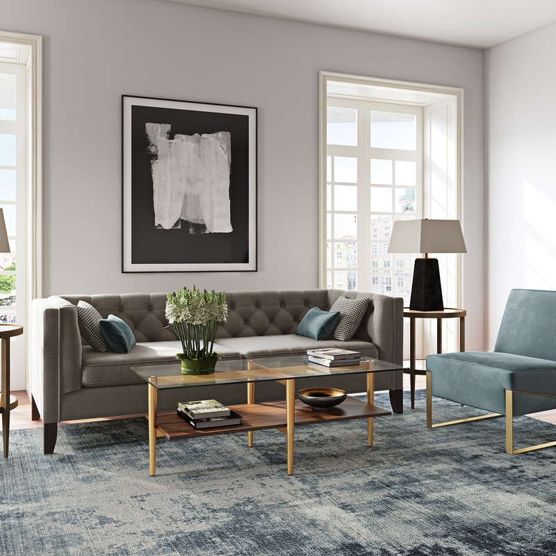 Allina 4 Legs Coffee Table with Storage