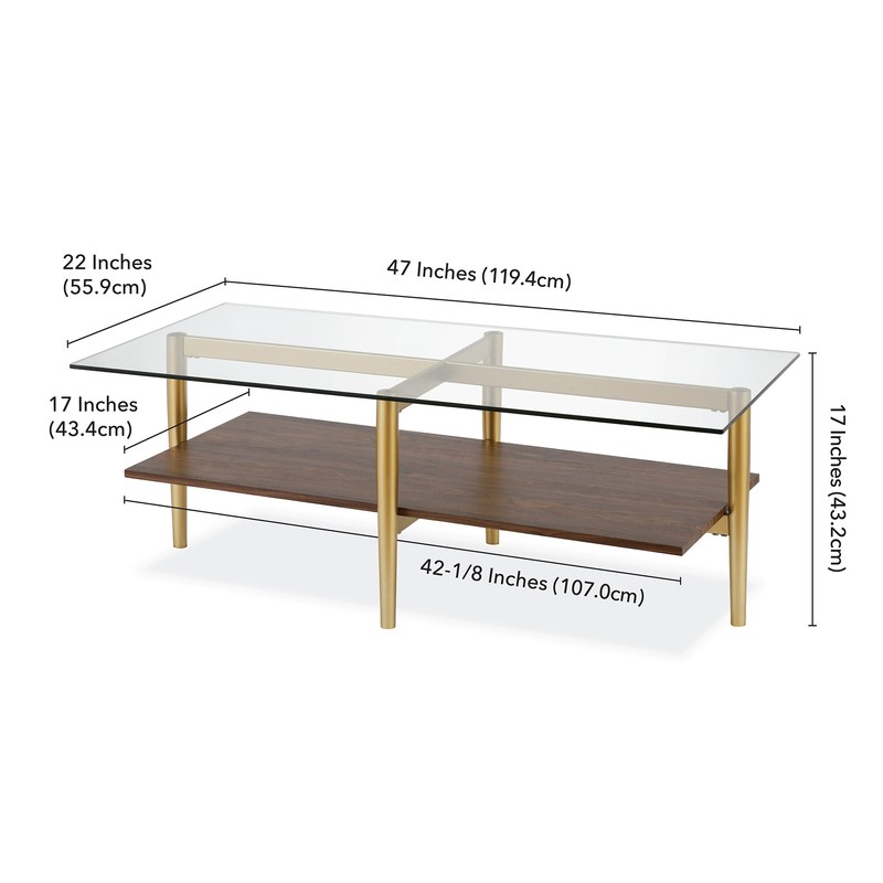 Allina 4 Legs Coffee Table with Storage