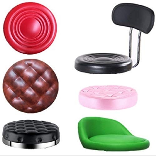 Almencla 13'' Bar Stool Seat Replacement, Fit Bar Stools of Standard Size and it Comes for Universal Chairs - Black