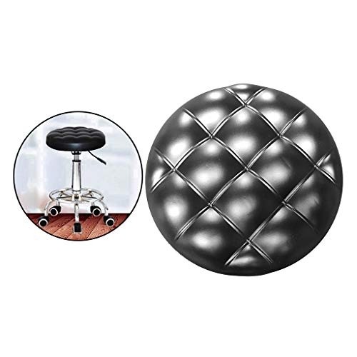 Almencla 13'' Bar Stool Seat Replacement, Fit Bar Stools of Standard Size and it Comes for Universal Chairs - Black