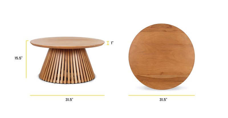 Alorae 31" Round Coffee Table