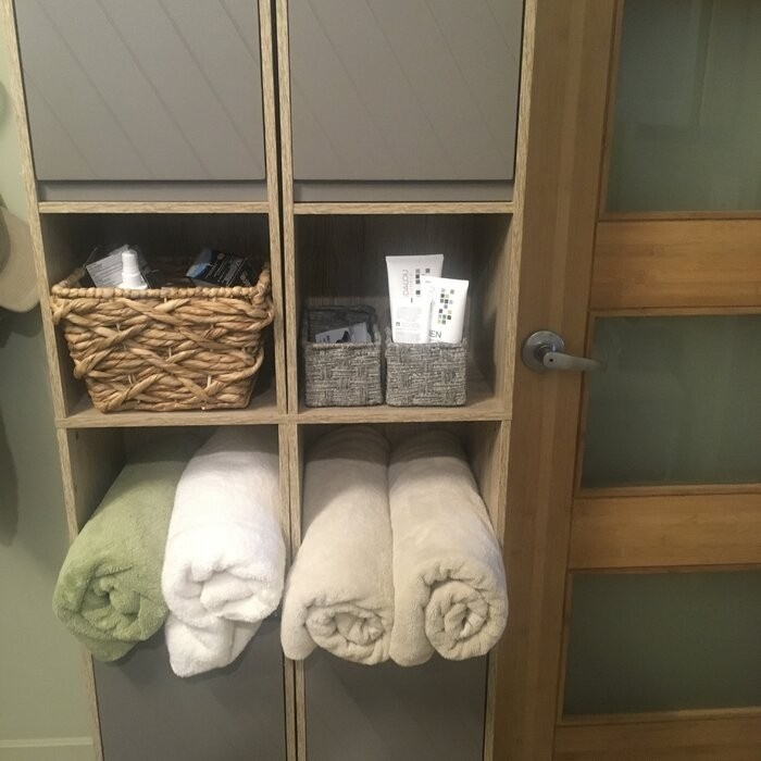Alquan 11.8'' W x 66.3'' H x 11.8'' D Linen Cabinet