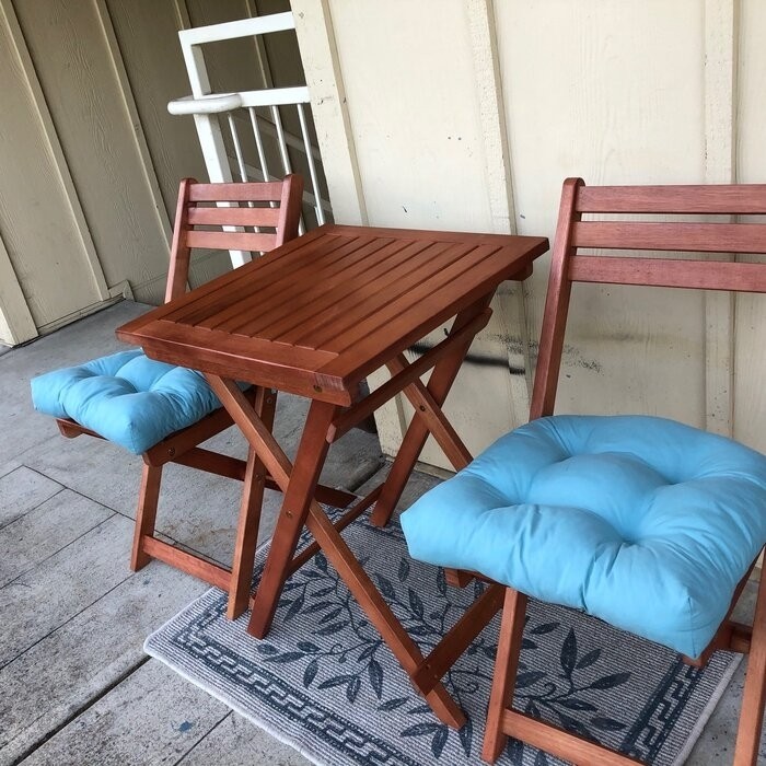 Altenwald Square 2 - Person 20'' Long Bistro Set