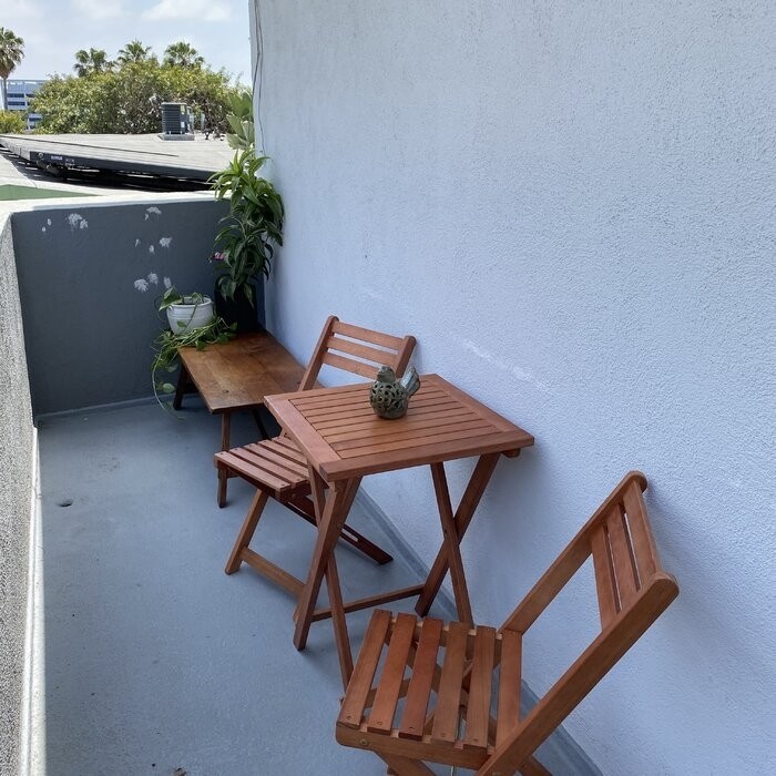 Altenwald Square 2 - Person 20'' Long Bistro Set