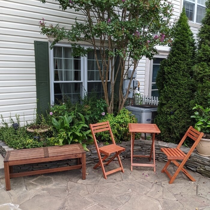 Altenwald Square 2 - Person 20'' Long Bistro Set