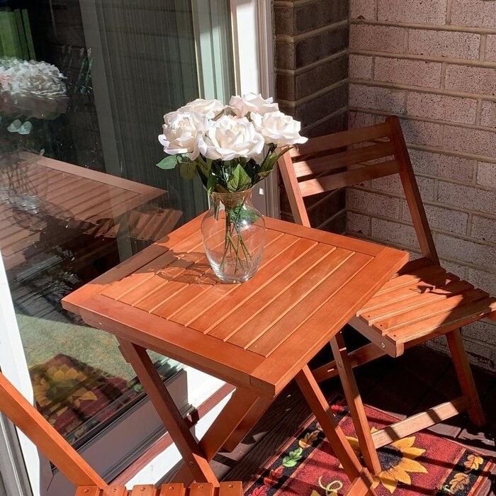 Altenwald Square 2 - Person 20'' Long Bistro Set
