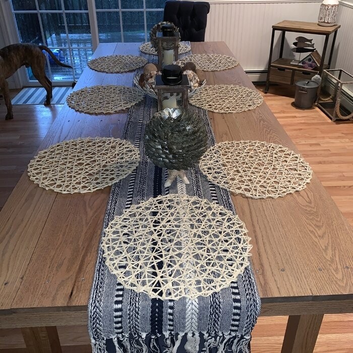 Amundson Striped 100% Cotton Table Runner