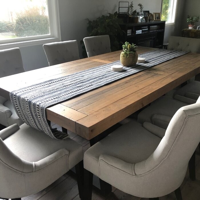 Amundson Striped 100% Cotton Table Runner