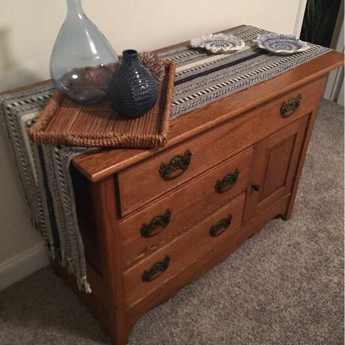 Amundson Striped 100% Cotton Table Runner