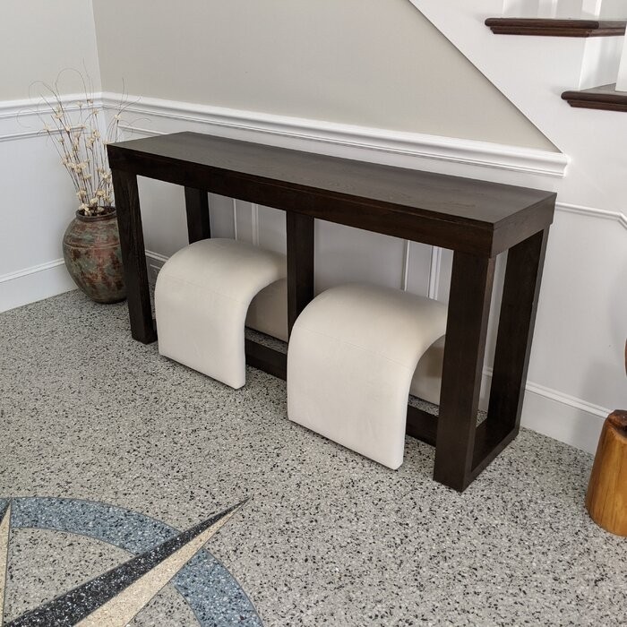 Andeana 20.08'' Wide Velvet Standard Ottoman