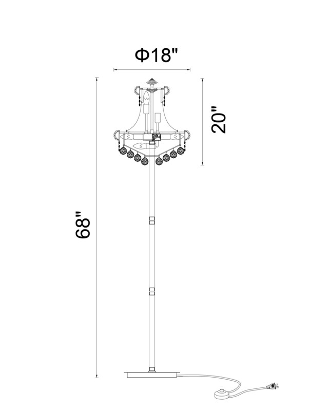 Andres 60" Floor Lamp