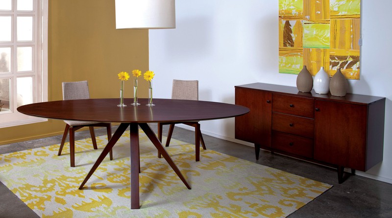 Angellyn Maple Solid Wood Dining Table
