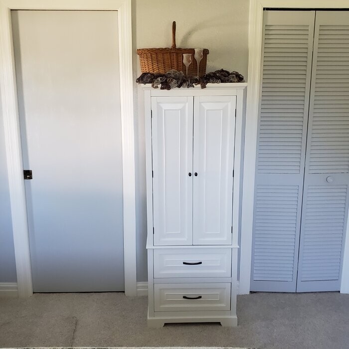 Arapahoe 24'' W x 62.25'' H x 16'' D Linen Cabinet